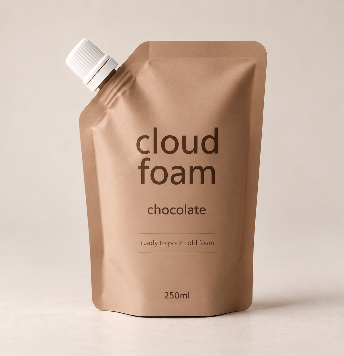 cloud foam — chocolate