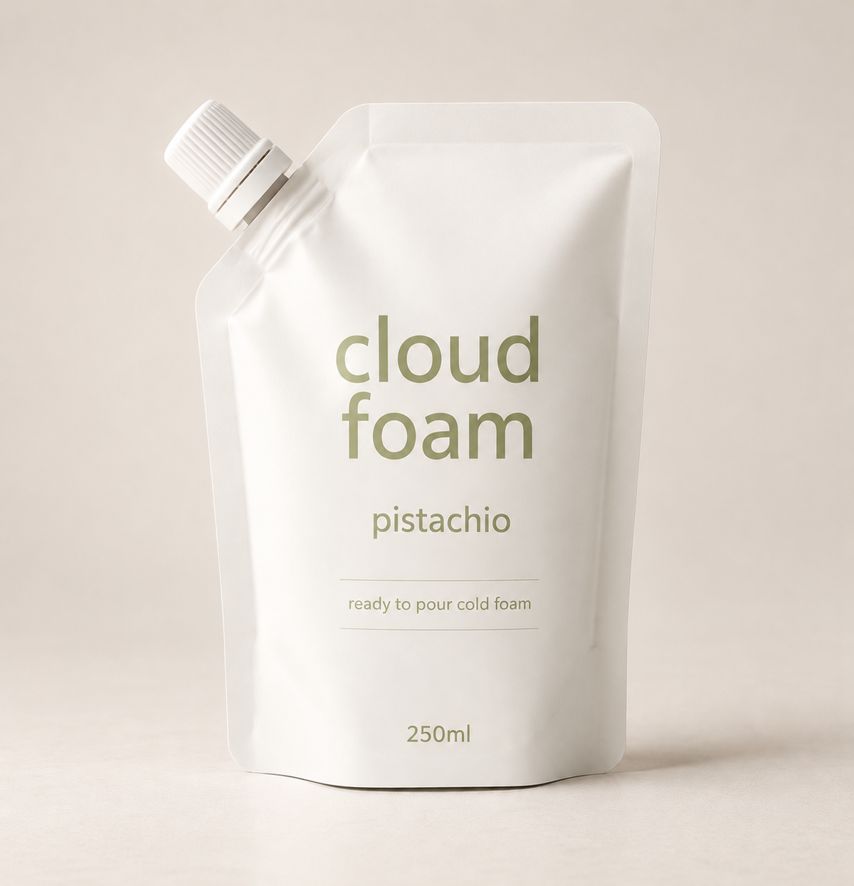 cloud foam — pistachio