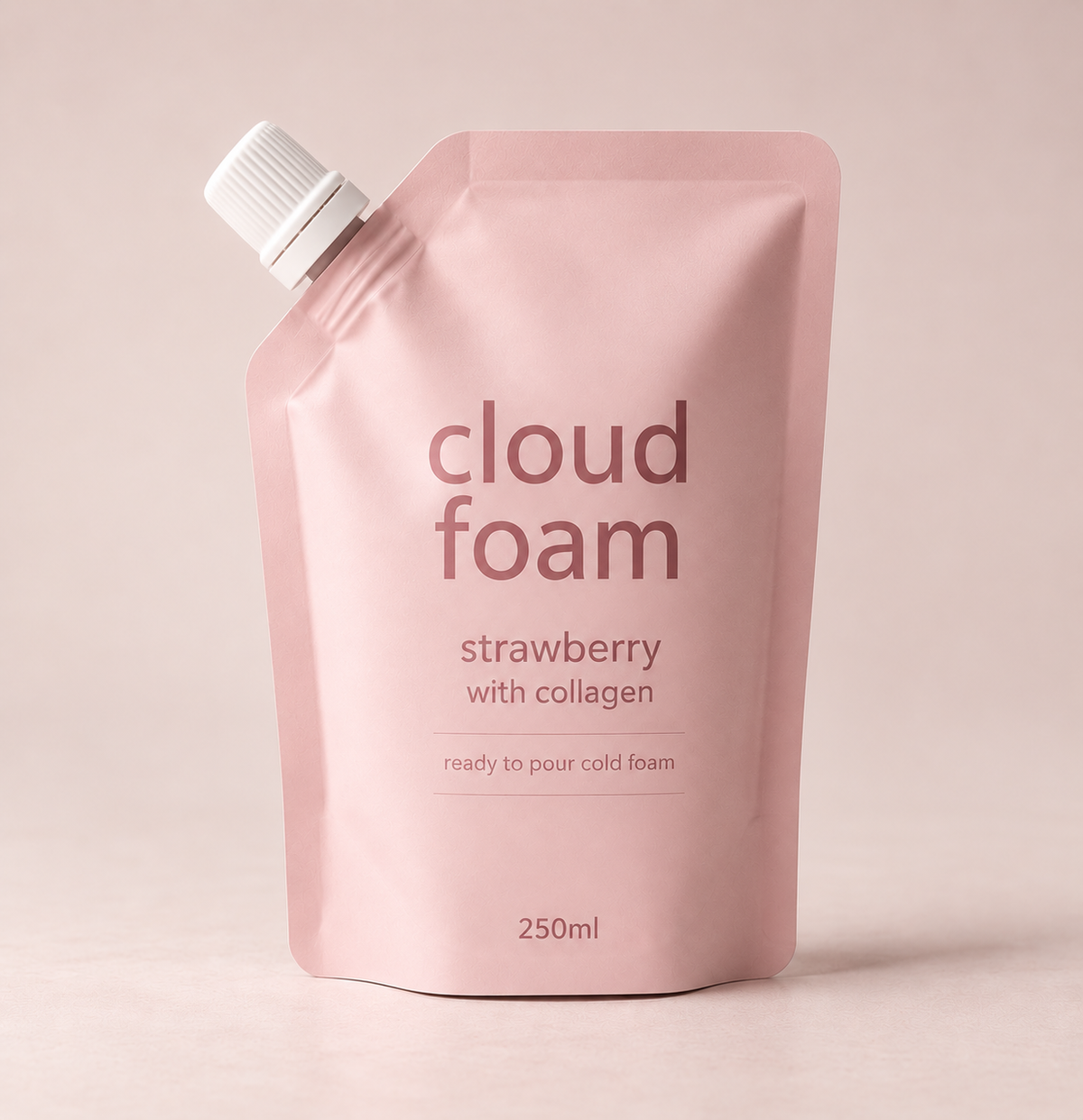 cloud foam — strawberry collagen