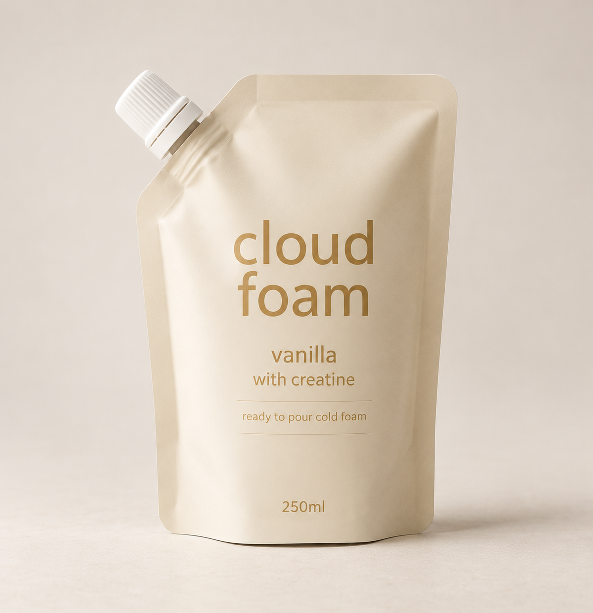 cloud foam — vanilla with creatine